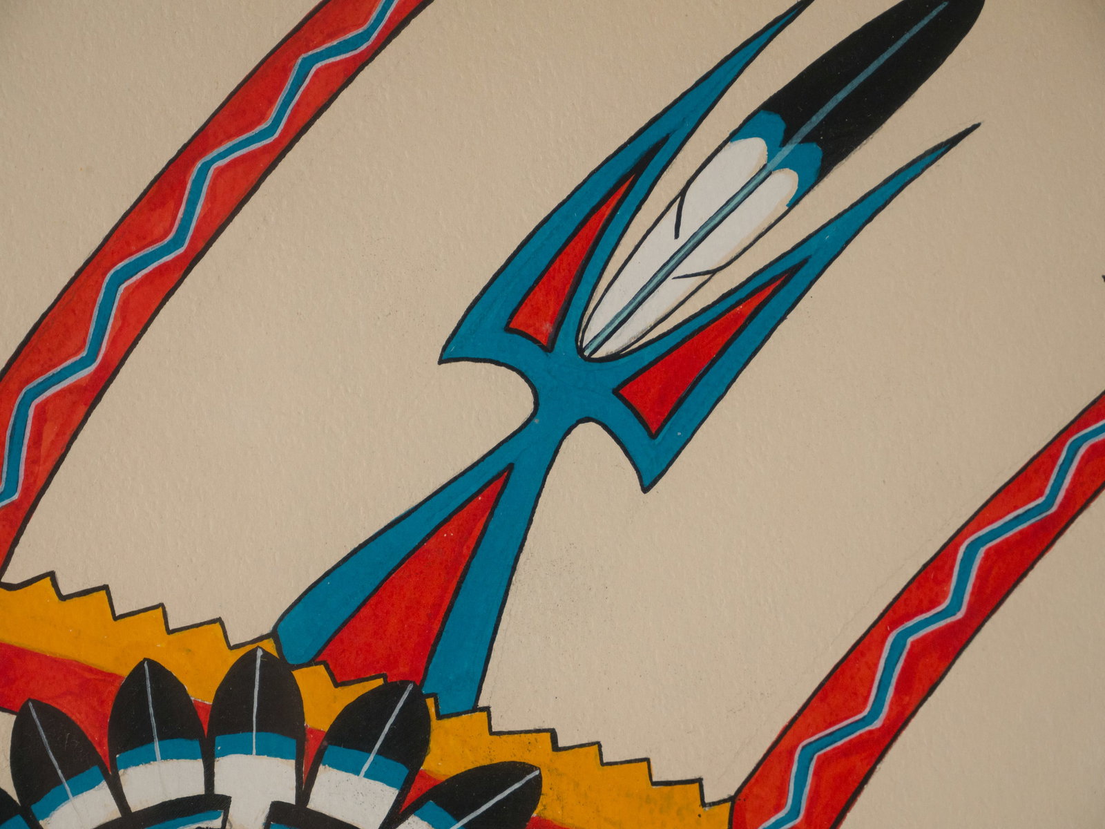 Estella Loretto, 1954, Apache Dancer, Casein on Paper - 5