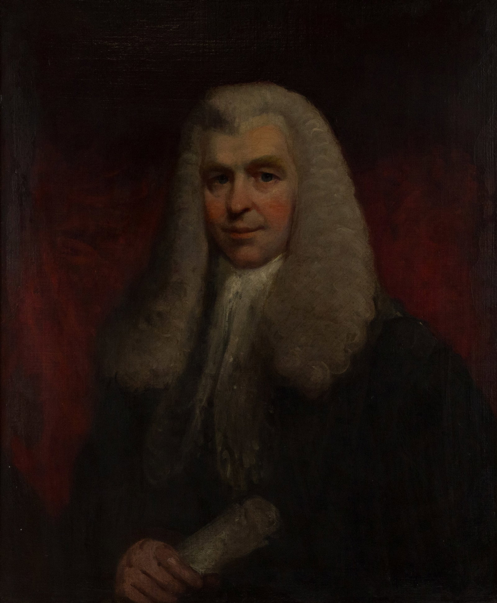 Attributed to John Hoppner, British 1758-1810, Portrait of a Judge, Oil on Canvas (1 of 6)