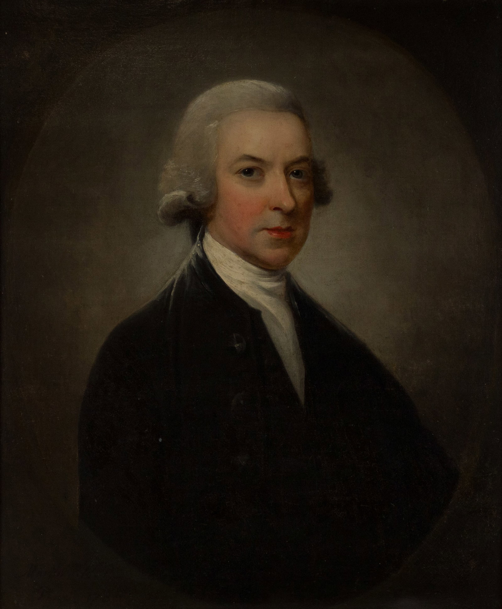 David Martin, 1737-1797, Portrait of a Gentleman, Oil on Canvas: David Martin 1737-1797 Portrait of a Gentleman Oil on Canvas Signed l.l. and dated 1786. Provenance: George Scheiner & Son Antiques, Newark, NJ, November 17, 1987 Sight: 29 1/2 x 24 1/2 in. (74.9 x 62