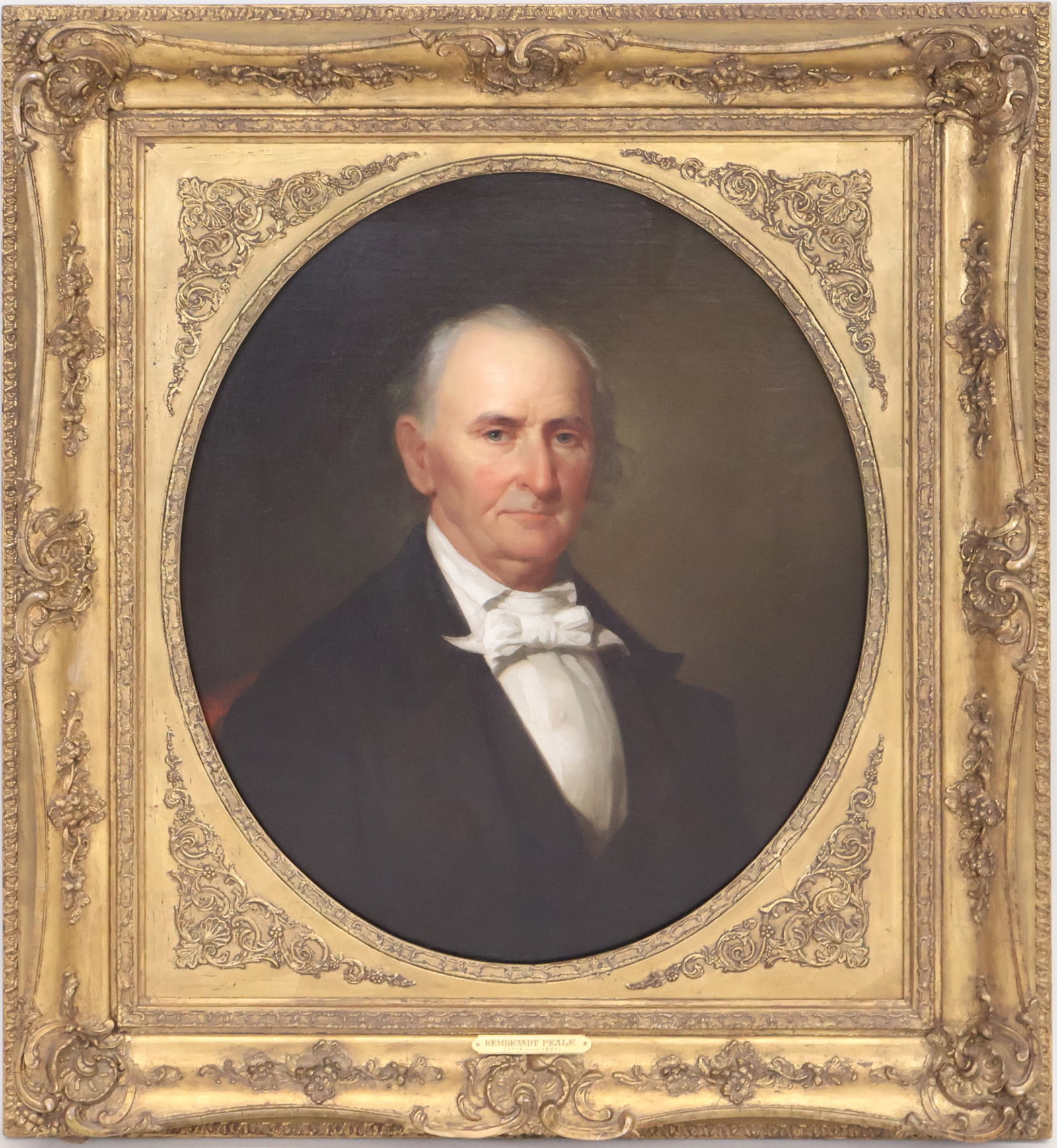 Attributed to Rembrandt Peale, 1778-1860, Member of the Highly Family, Oil on Canvas - 2