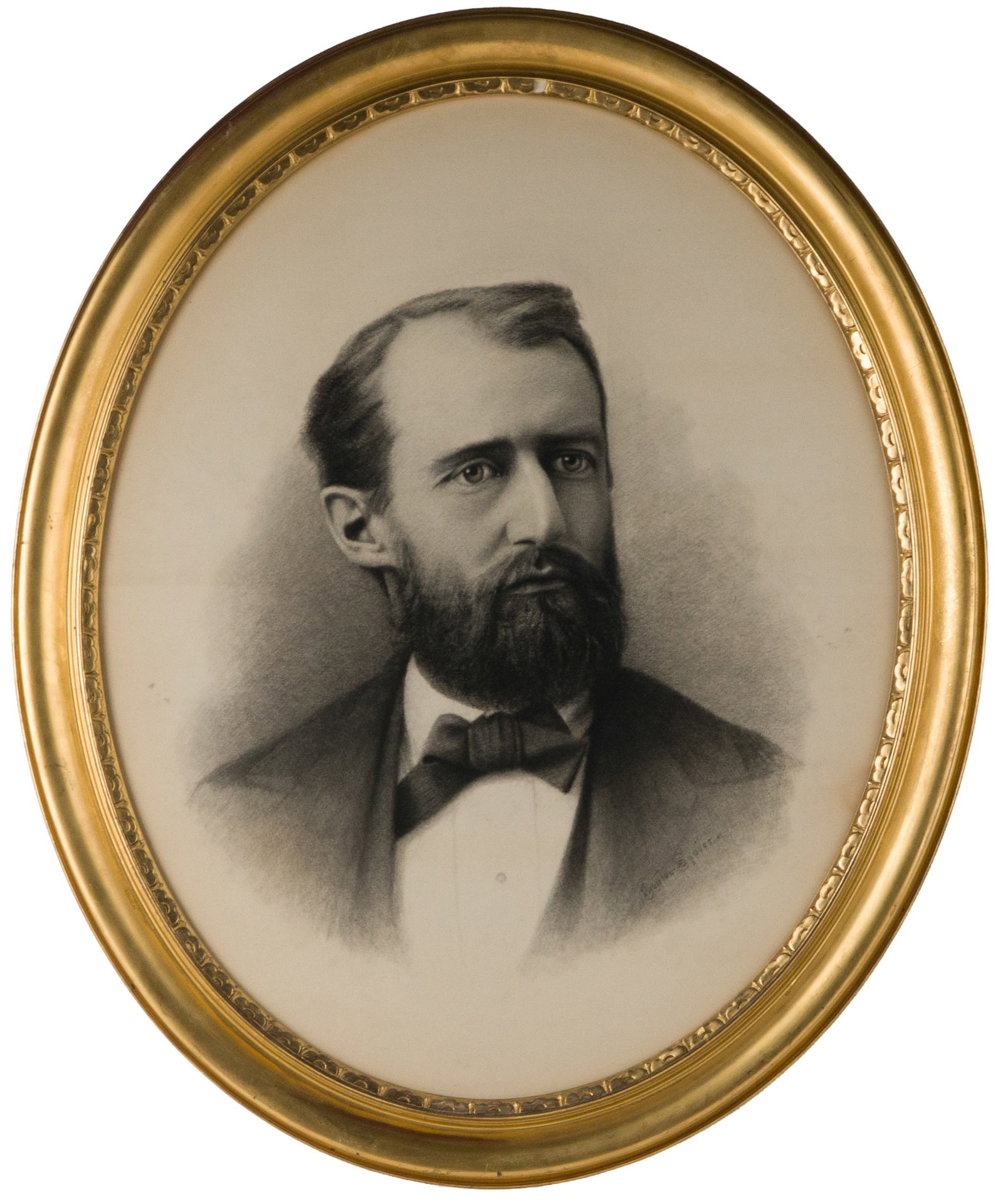 Pyenier Squier, Ulysses S. Grant, Charcoal: Pyenier Squier Ulysses S. Grant Charcoal American, 19th/20th C. signed l.r. Sight: 25 1/2 x 20 1/2 in. (64.8 x 52.1 cm.), Frame: 30 x 25 in. (76.2 x 63.5 cm.)