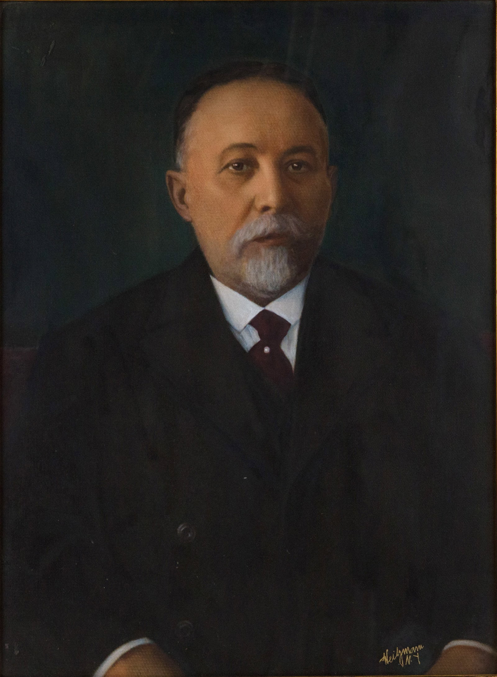 Weitzman, Portrait of a Gentleman, Mixed Media on Canvas (1 of 6)