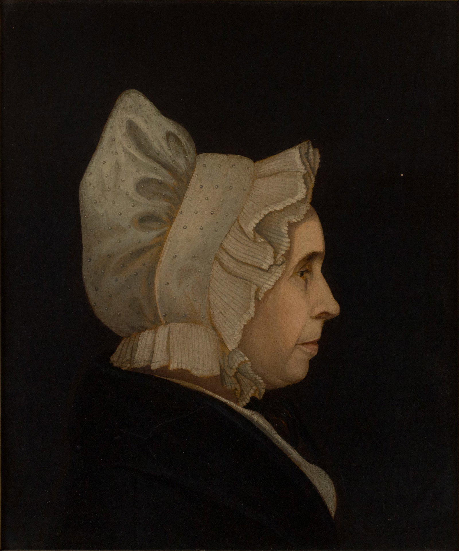 Woman in Bonnet, Oil on Canvas (1 of 6)