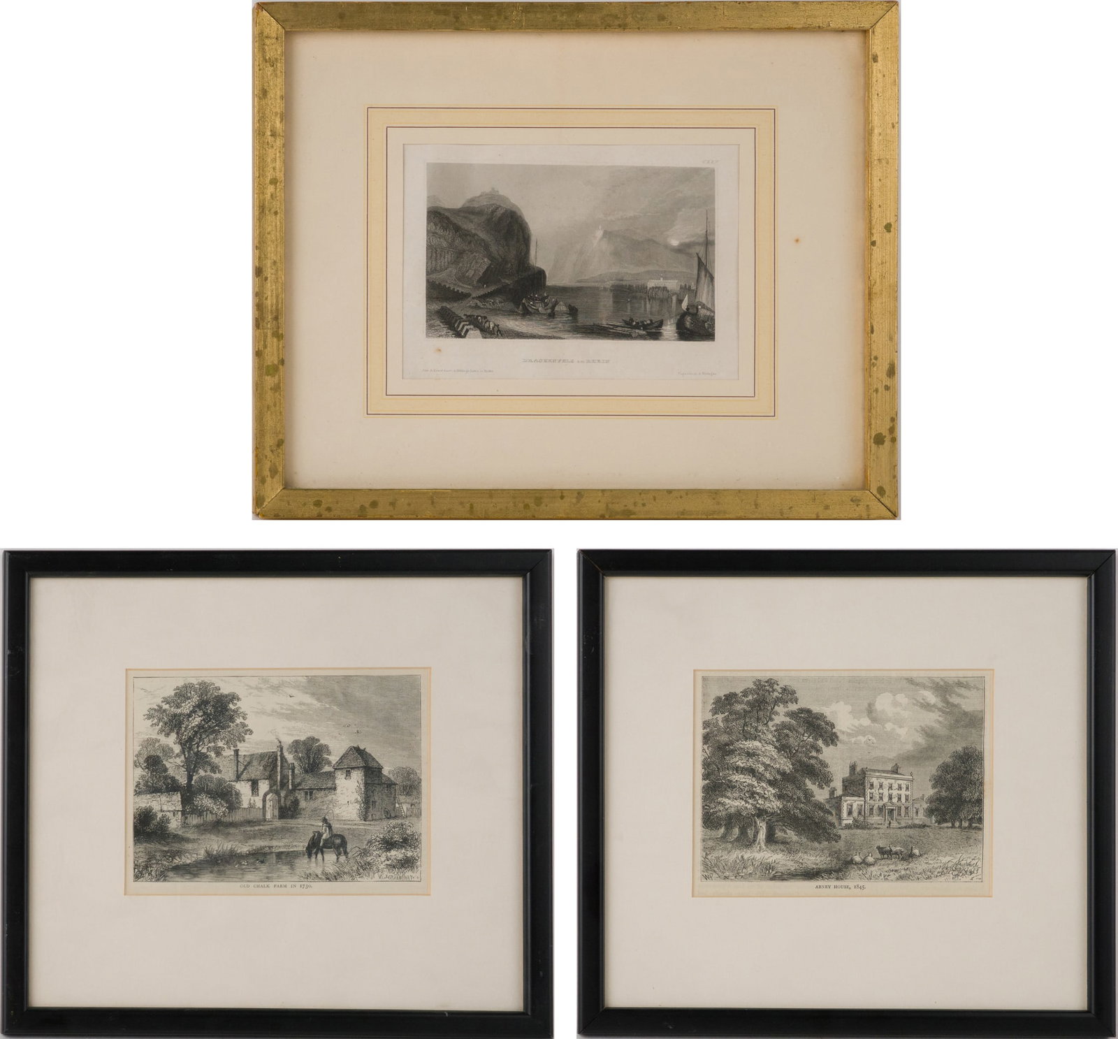John (1800) Greenway, Old Calk Farm in 1730, Print (1 of 13)
