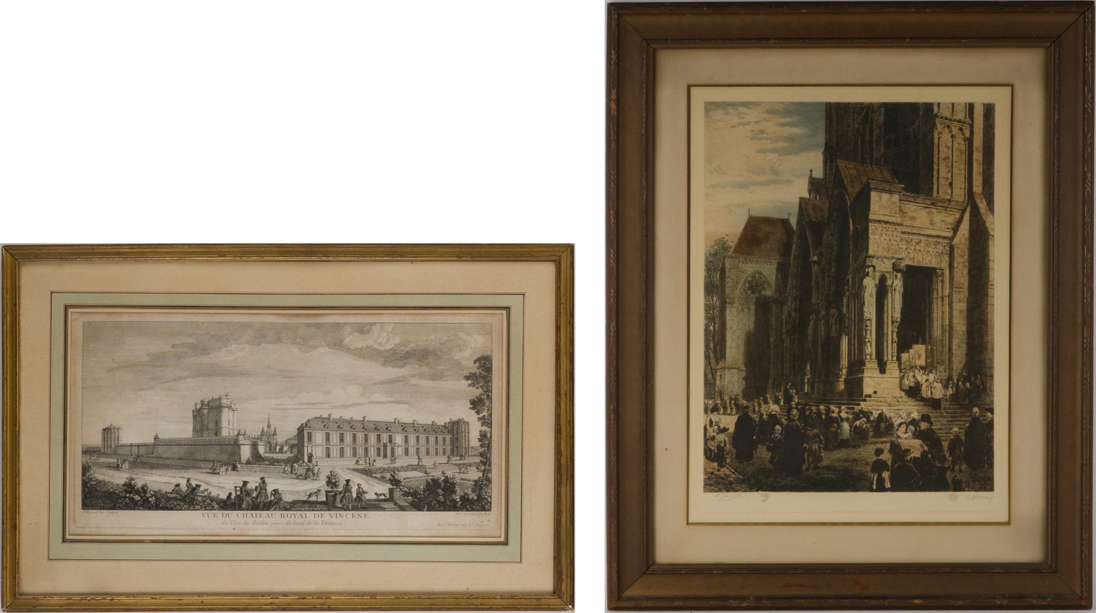 After Jacques Rigaud, 1681-1754, Vue du Chateau Royal de Vincene, Engraving (1 of 11)