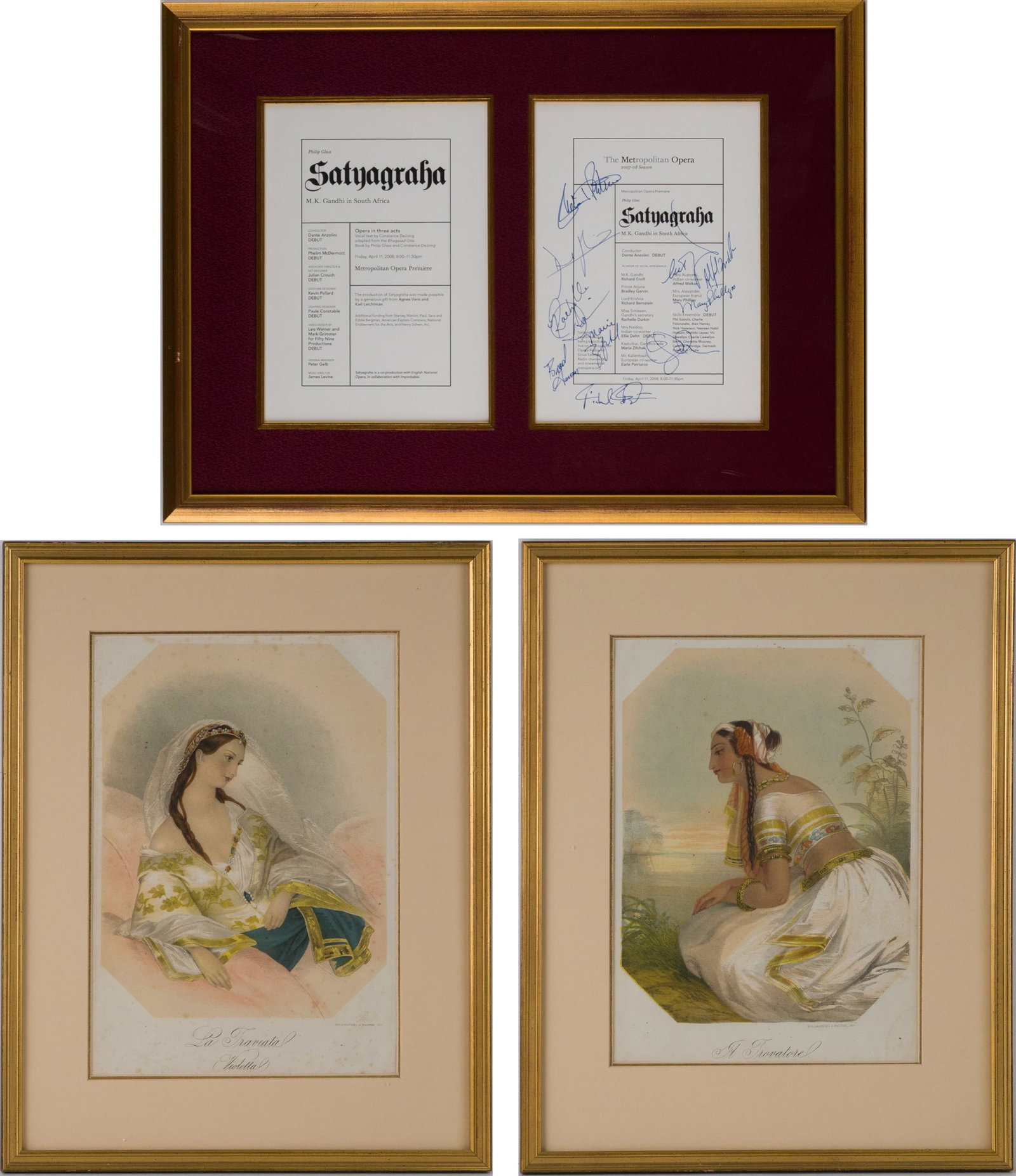 Two Opera Scenes, Prints