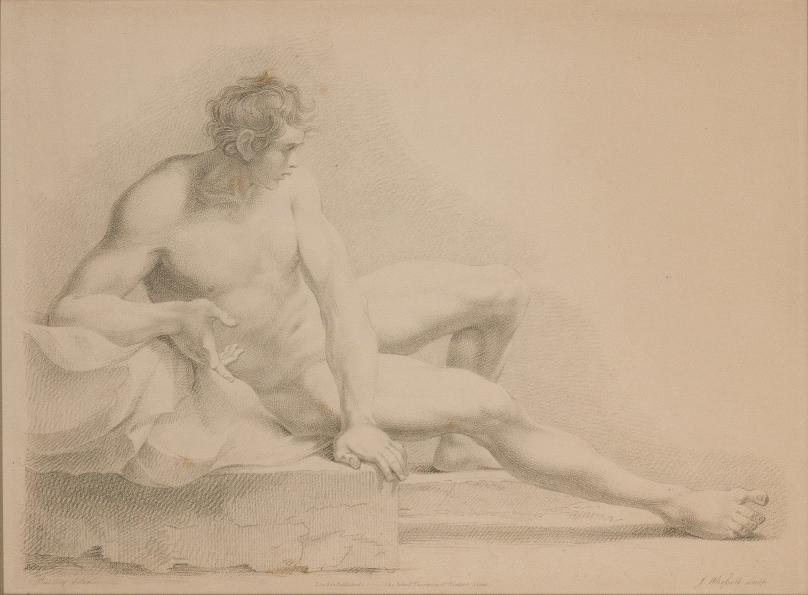 Four Classical Figures, Engravings - 11