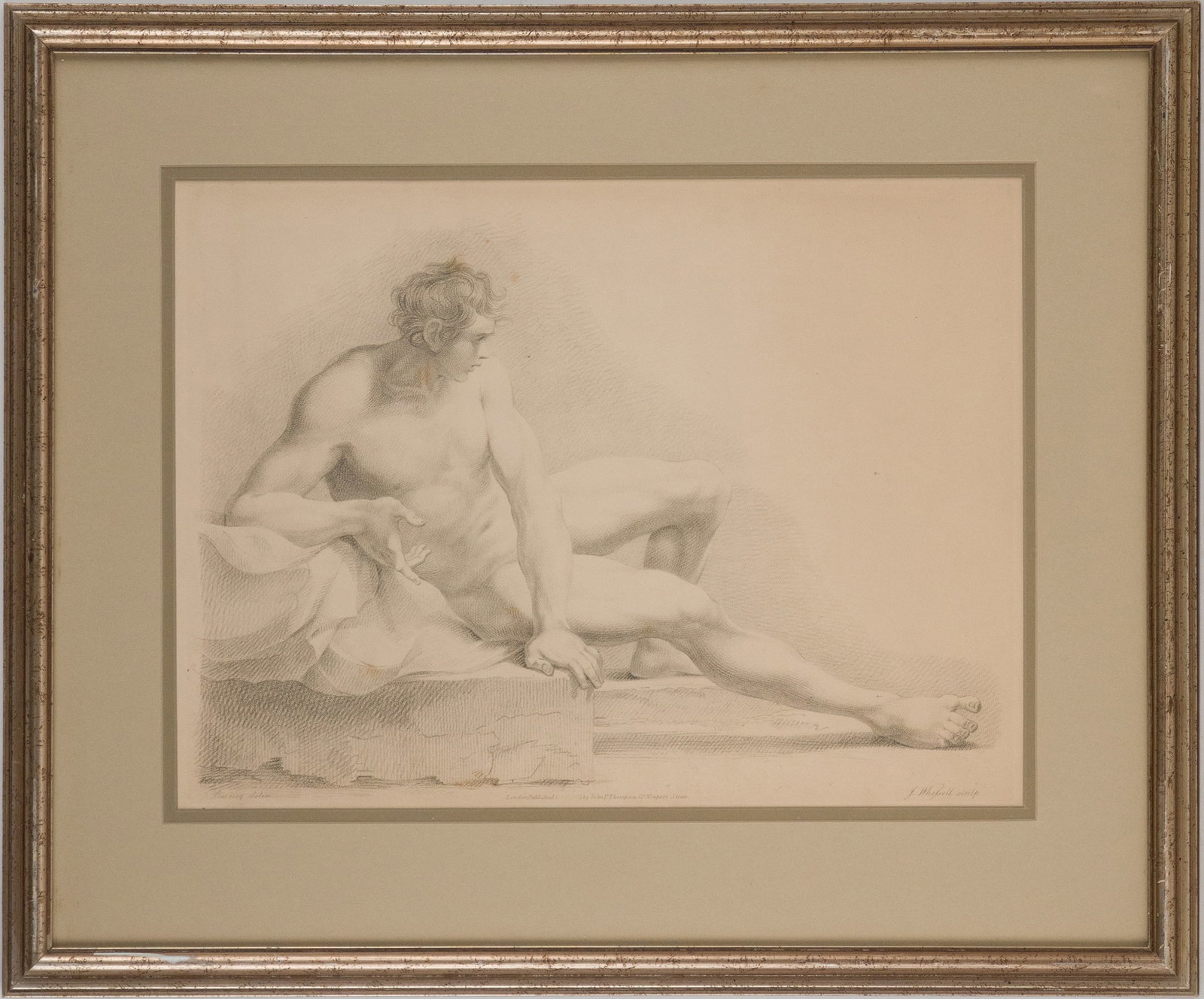 Four Classical Figures, Engravings - 12