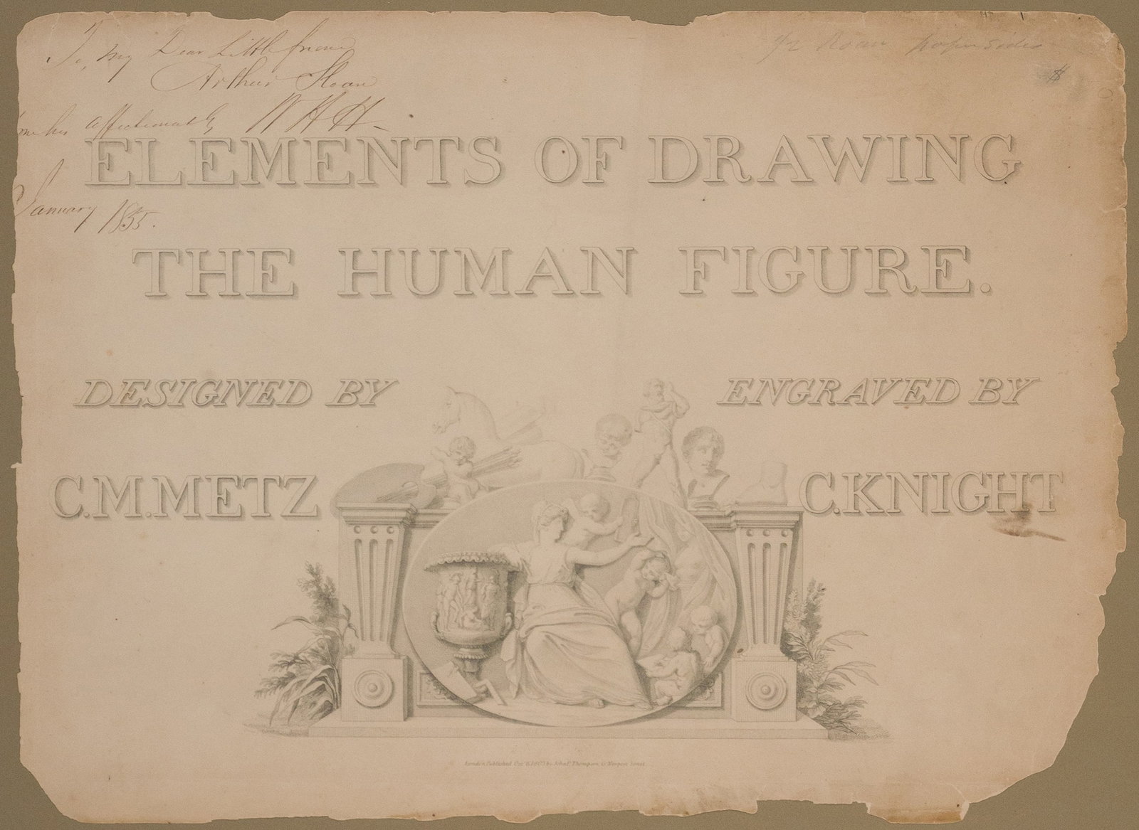 Four Classical Figures, Engravings - 14
