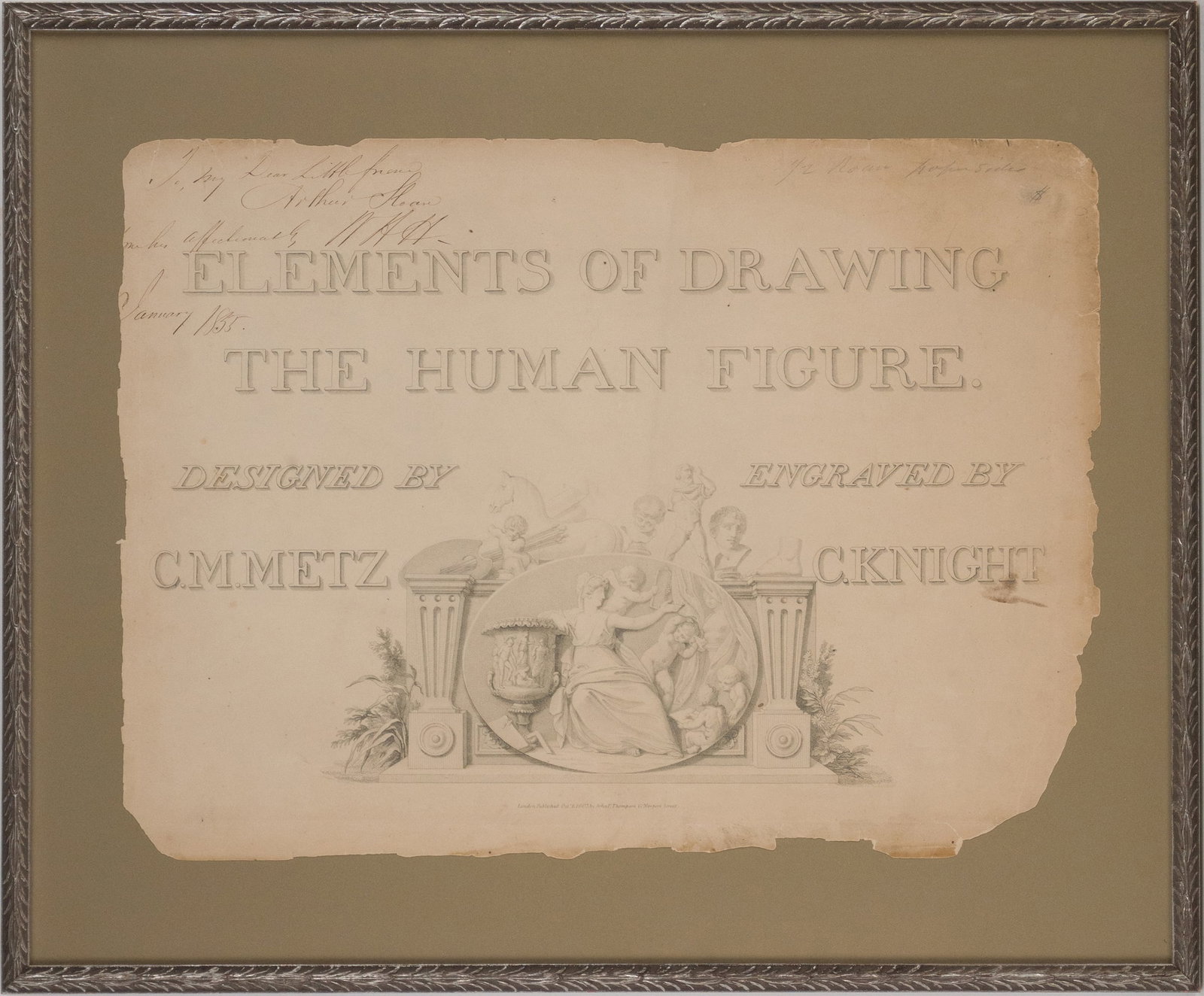 Four Classical Figures, Engravings - 15