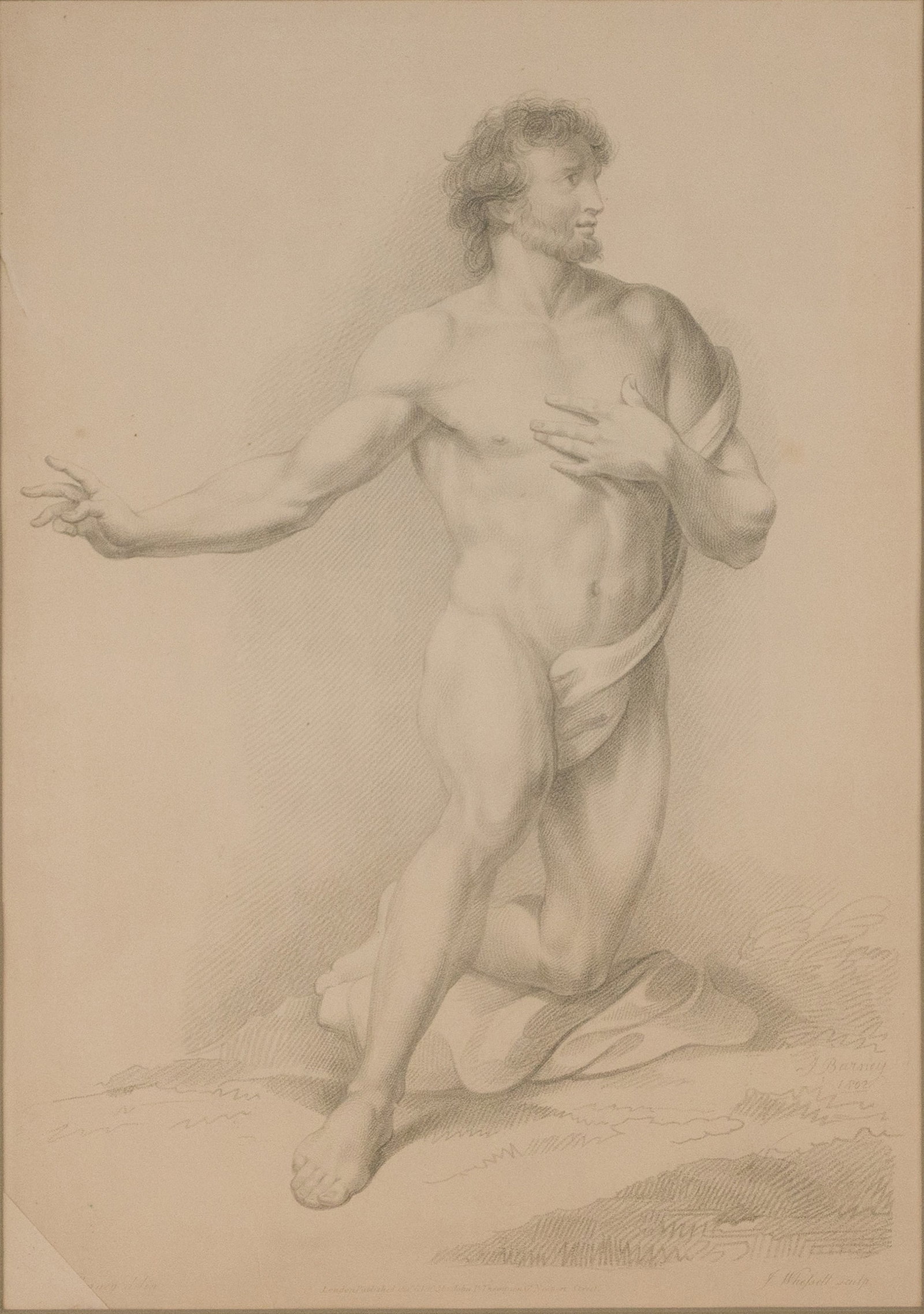 Four Classical Figures, Engravings - 2