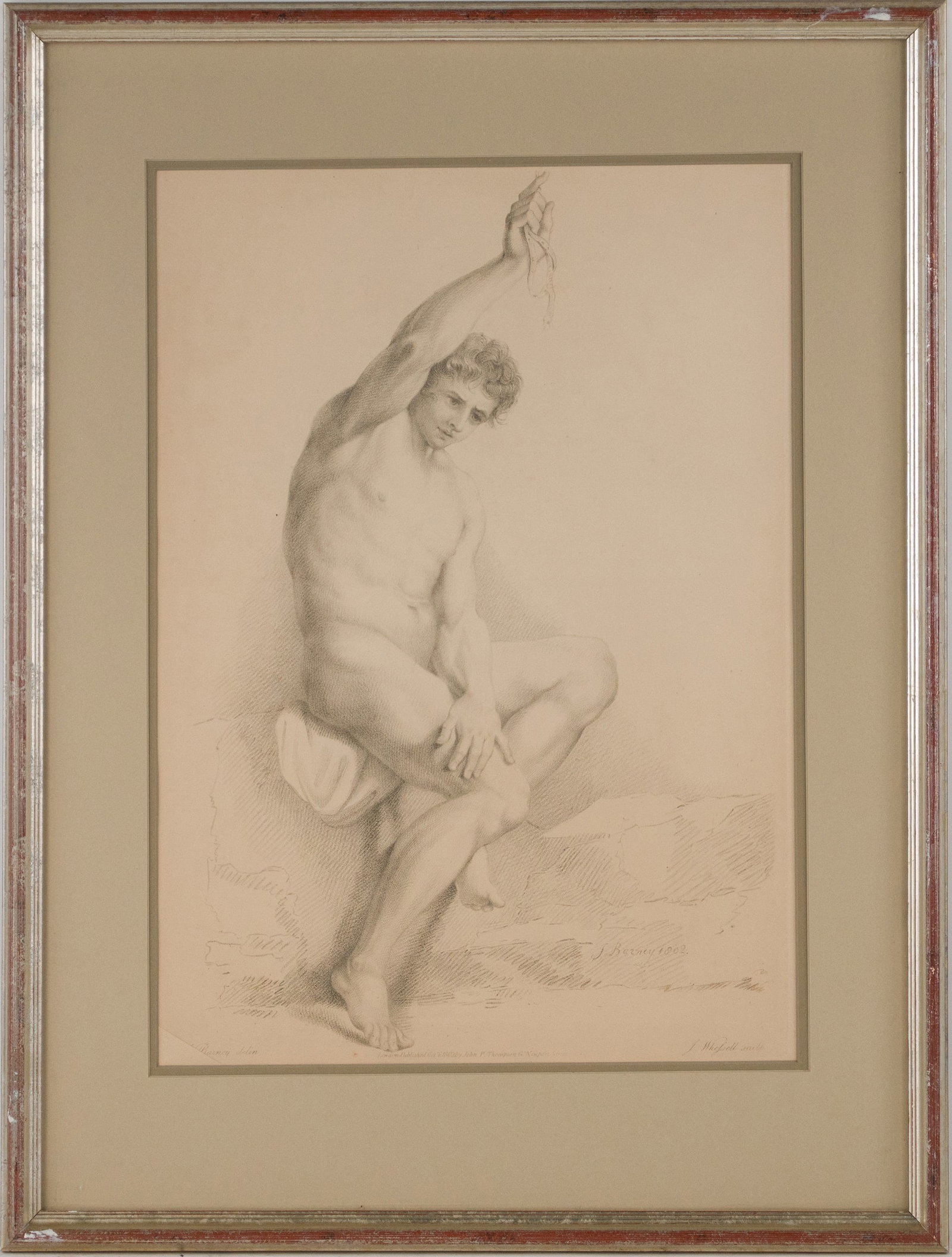 Four Classical Figures, Engravings - 5