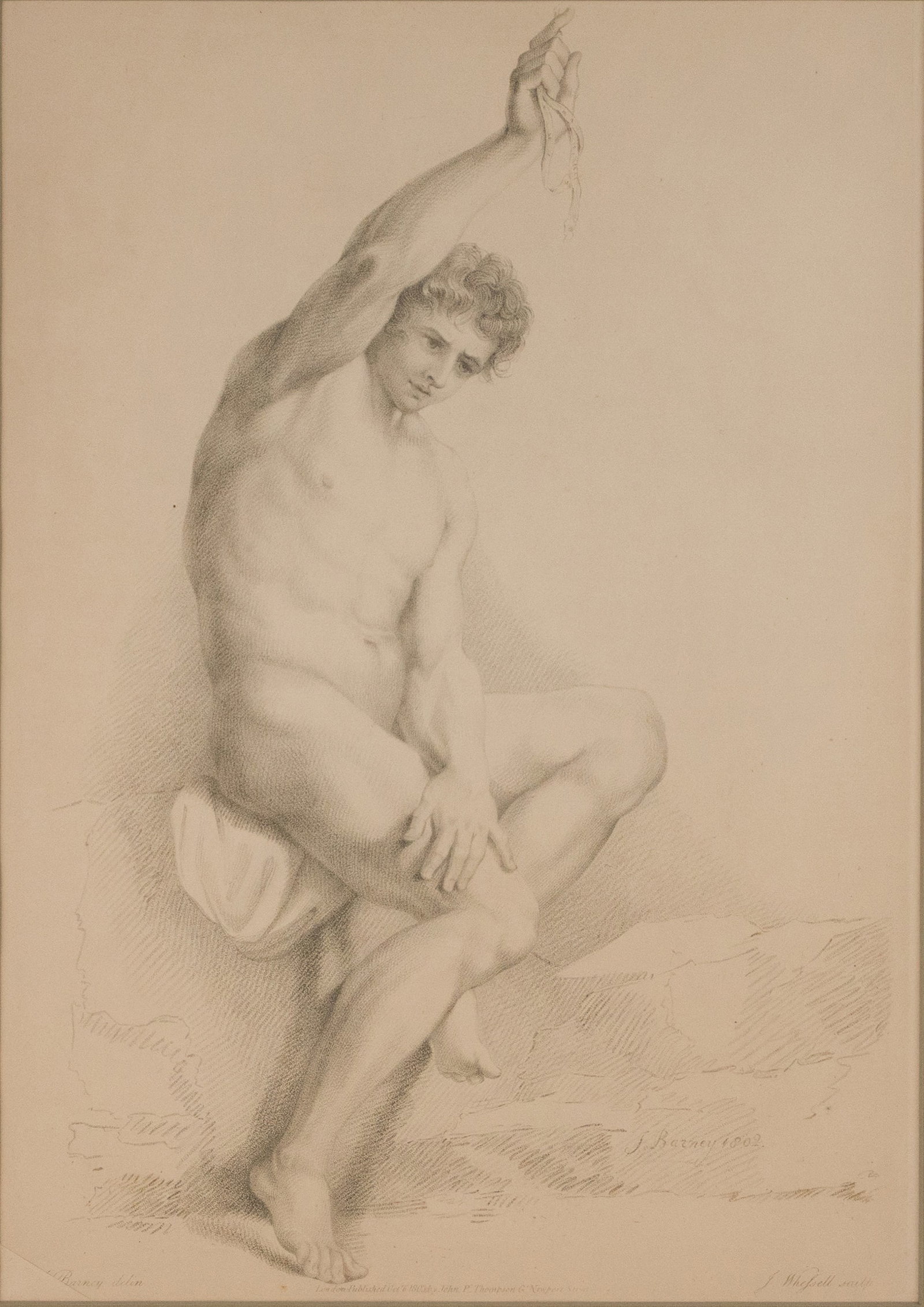 Four Classical Figures, Engravings - 6
