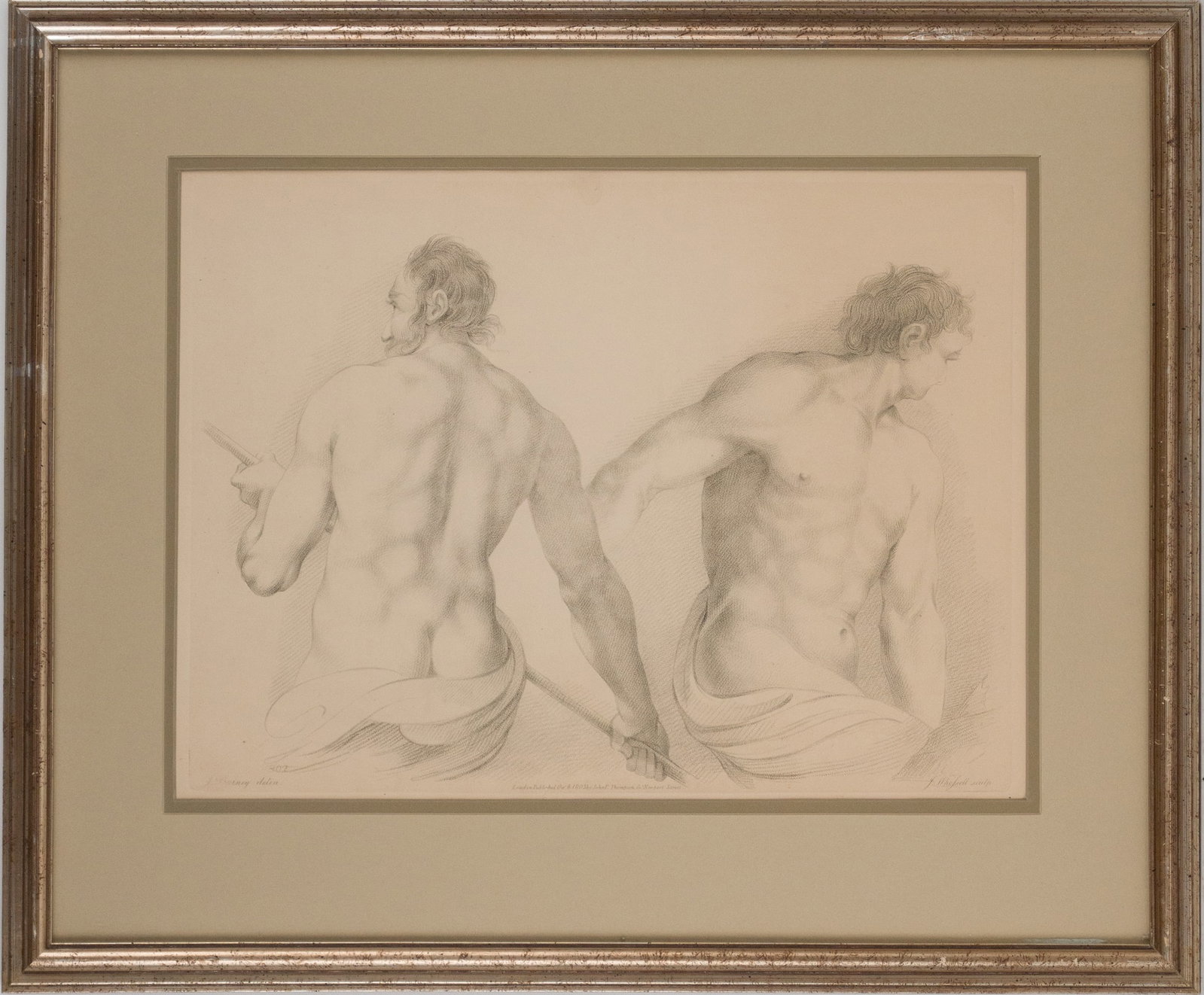 Four Classical Figures, Engravings - 9