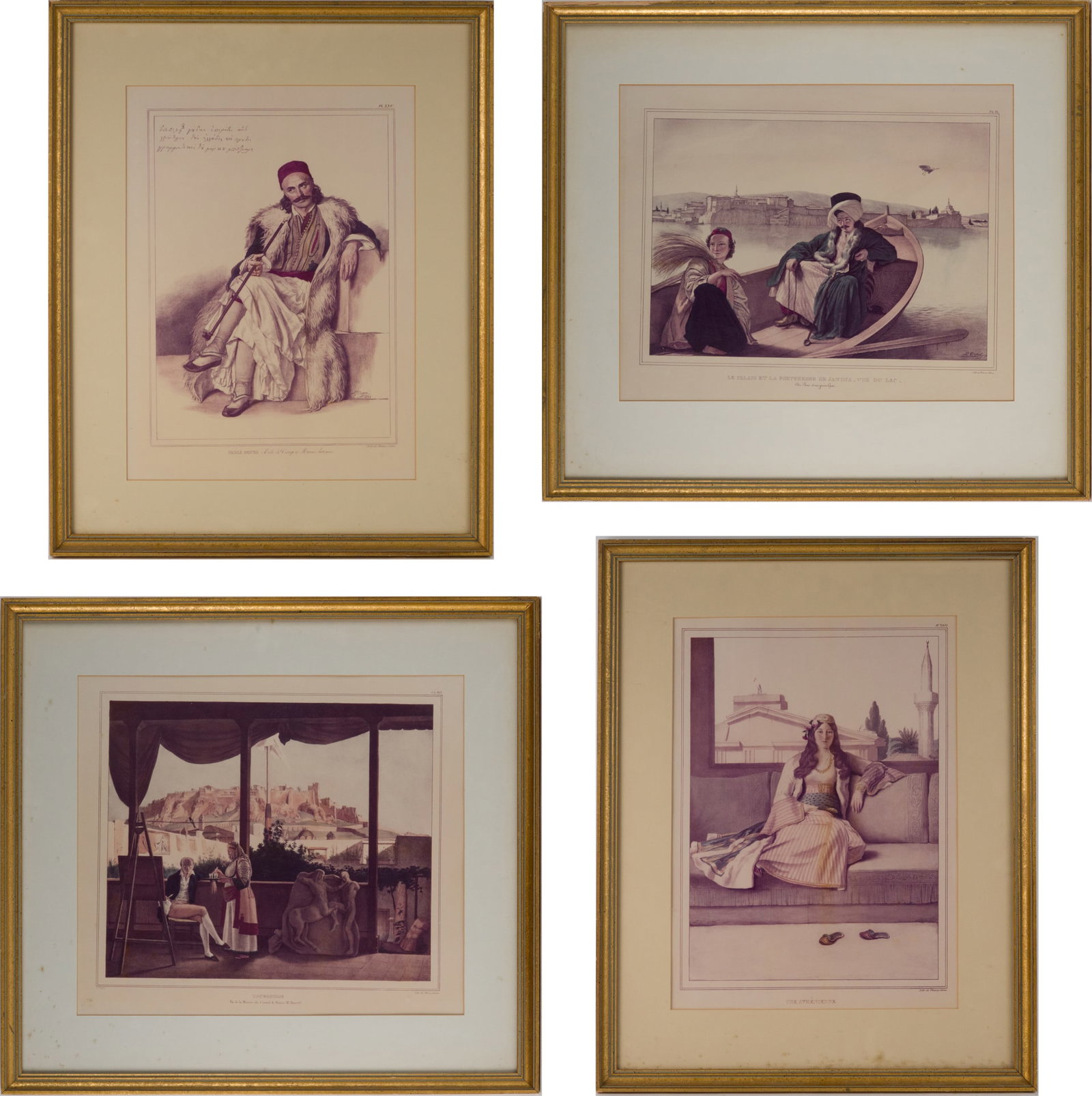 After Louis (1789) Dupre, 1789-1837, Four Orientalist, Prints (1 of 19)