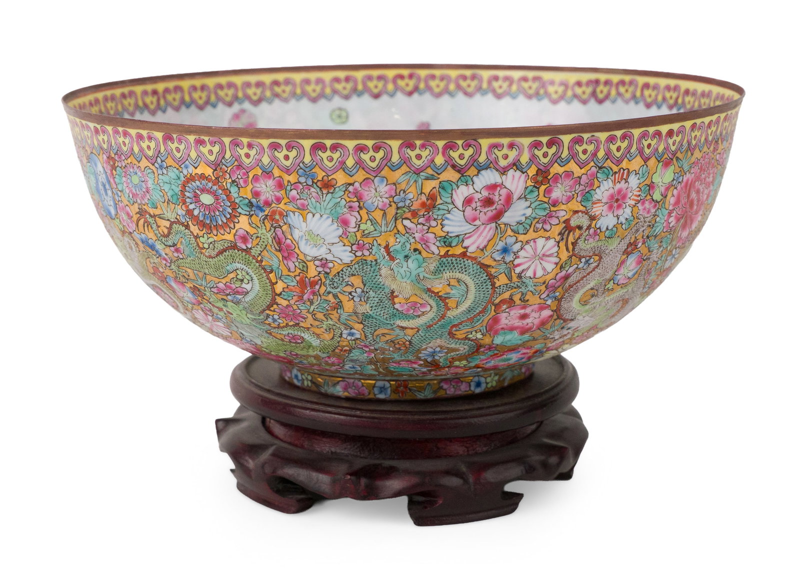 Chinese Enamel Decorated Eggshell Porcelain Bowl (1 of 8)