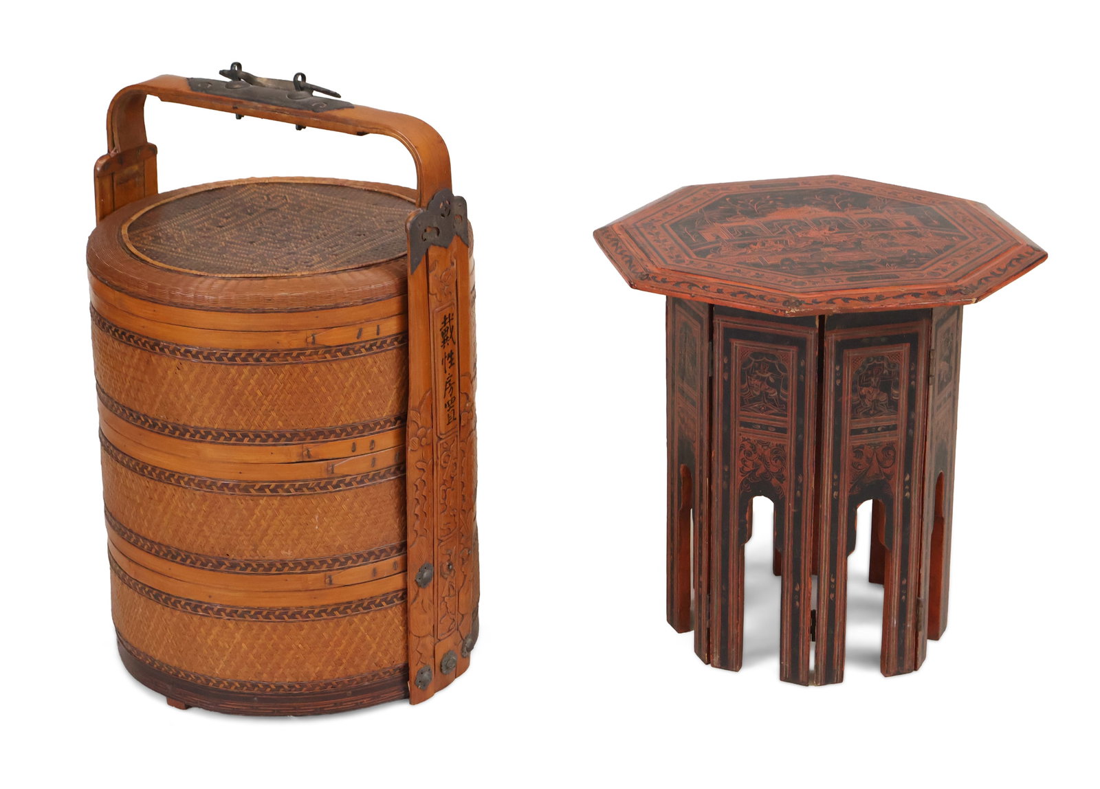 Chinese Rattan Food Box (1 of 11)