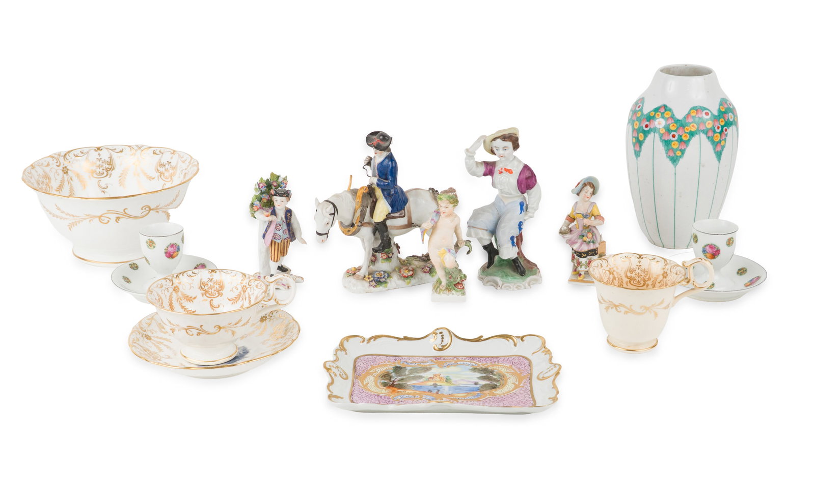 Group of Assorted Porcelain Table Articles (1 of 10)