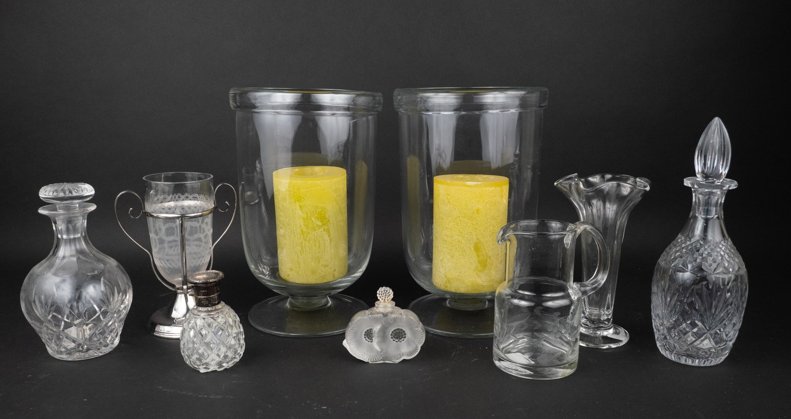 Pair of Glass Photophores (1 of 8)