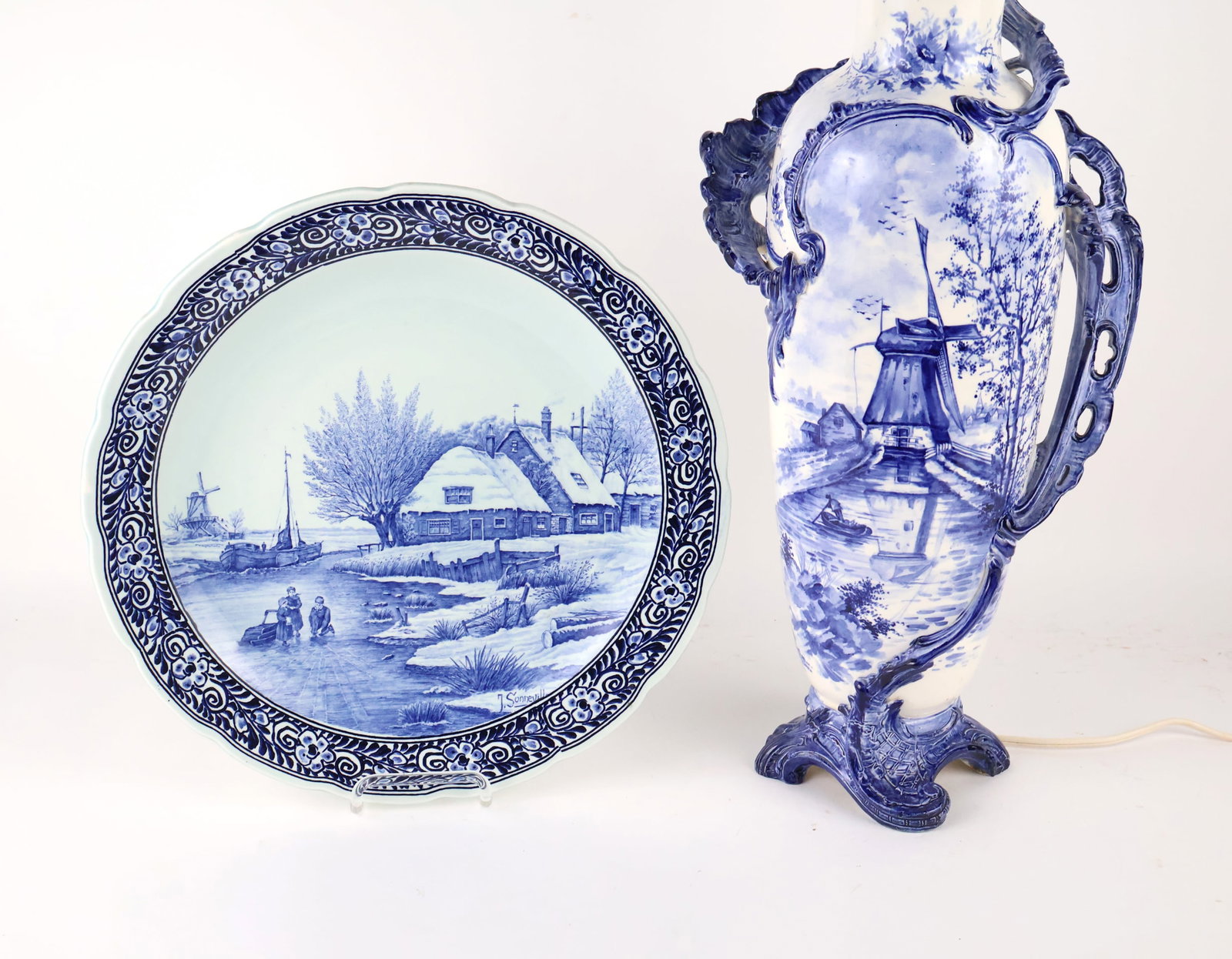 Delft Pottery Charger - 2
