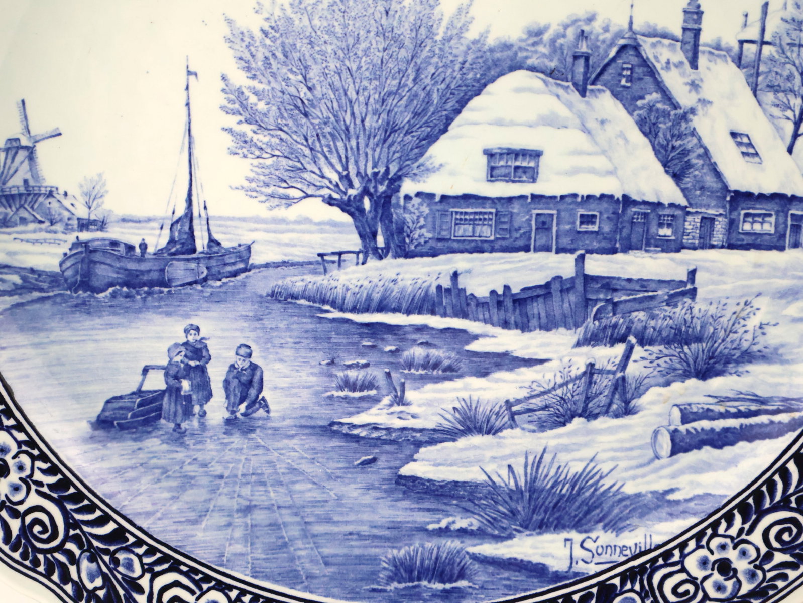 Delft Pottery Charger - 5