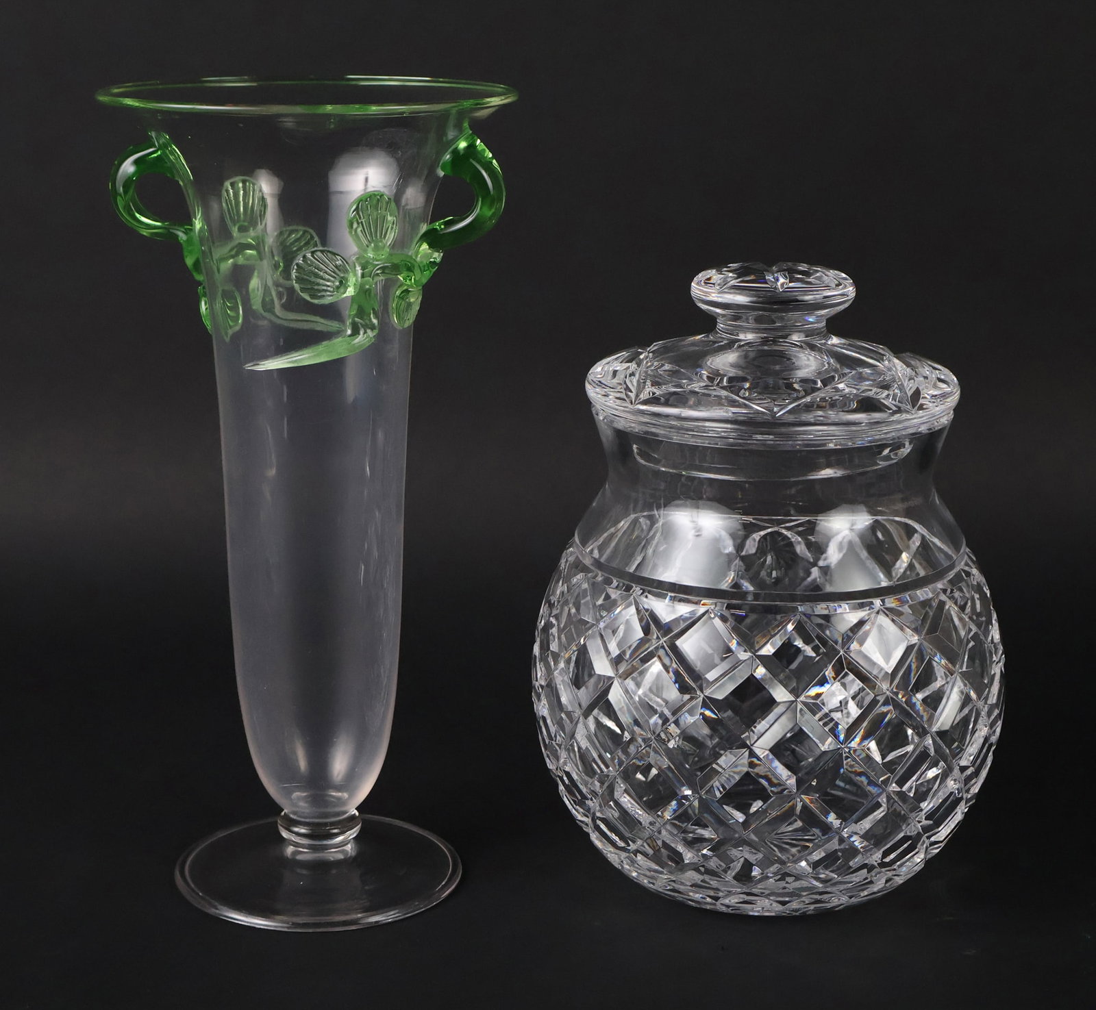 Waterford Crystal Biscuit Barrel and Lid (1 of 11)