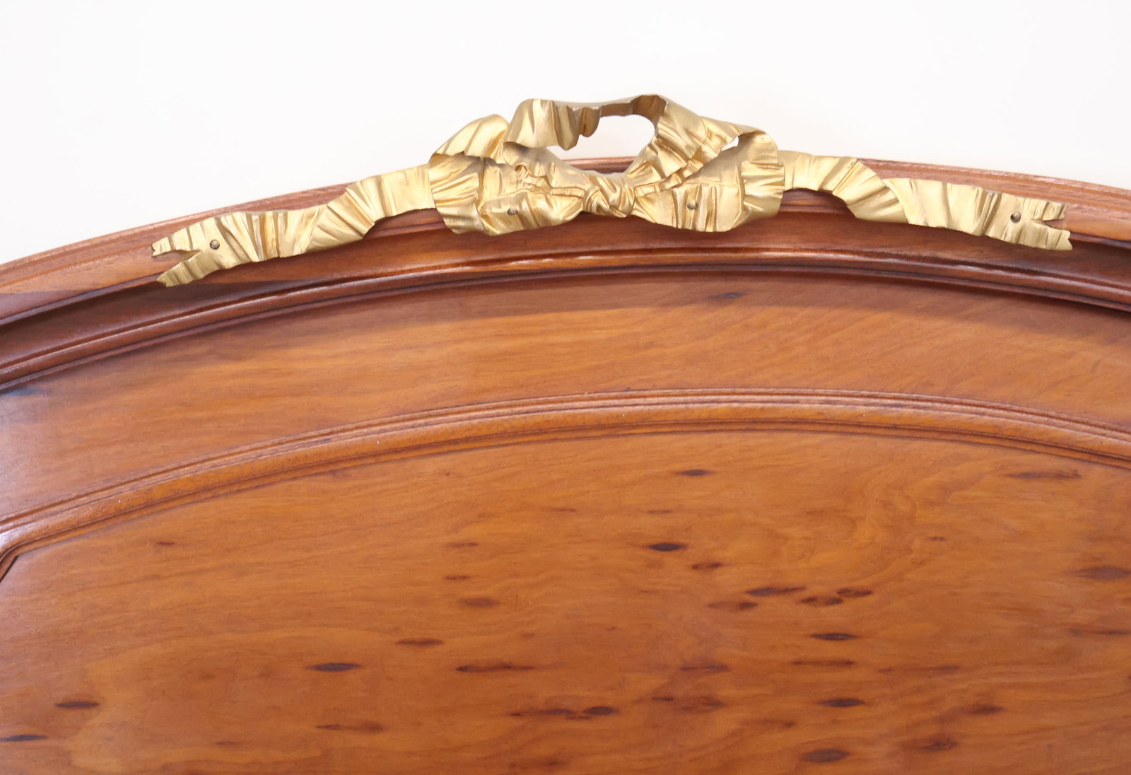 Neoclassical Style Ormolu-Mounted Walnut Bedstead. - 13