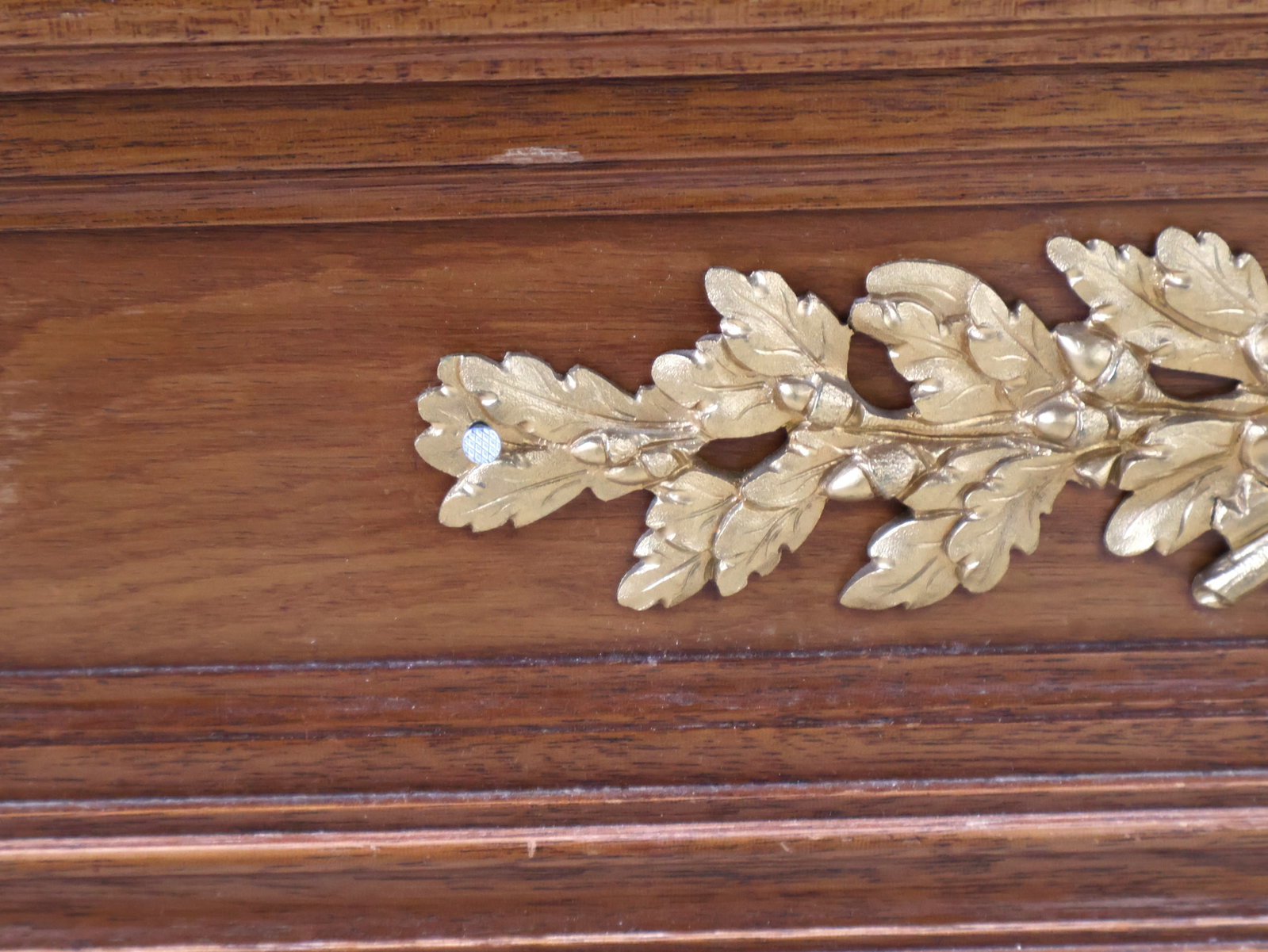 Neoclassical Style Ormolu-Mounted Walnut Bedstead. - 6