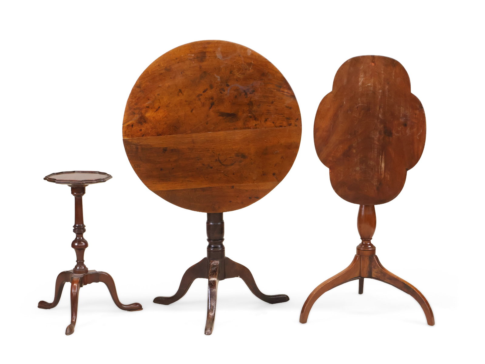 George III Oak Tilt Top Tea Table (1 of 18)