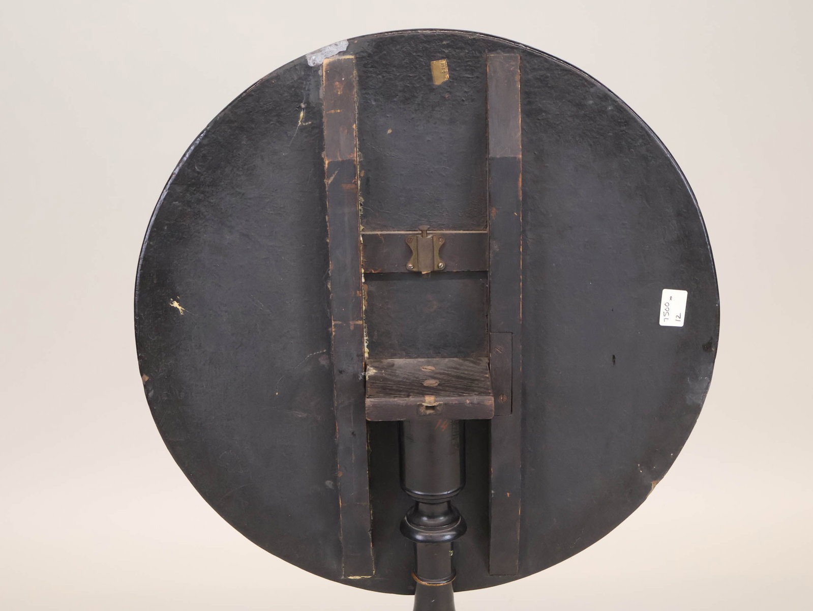 Elaborately Painted Tilt-Top Table - 14