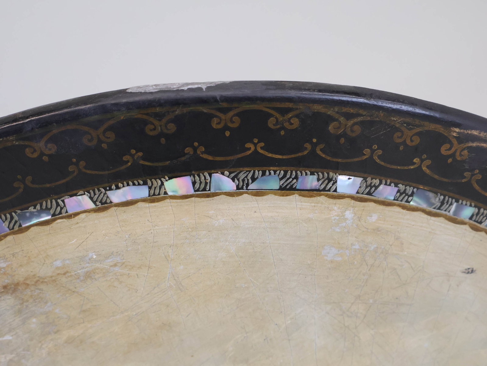Elaborately Painted Tilt-Top Table - 9
