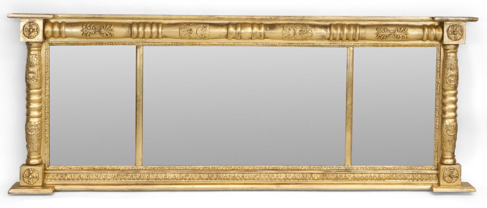 William IV Giltwood Overmantel Mirror (1 of 10)