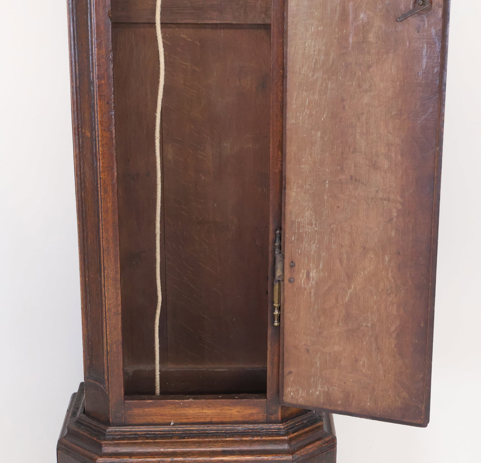 French Provincial Oak Tall Case Clock - 11