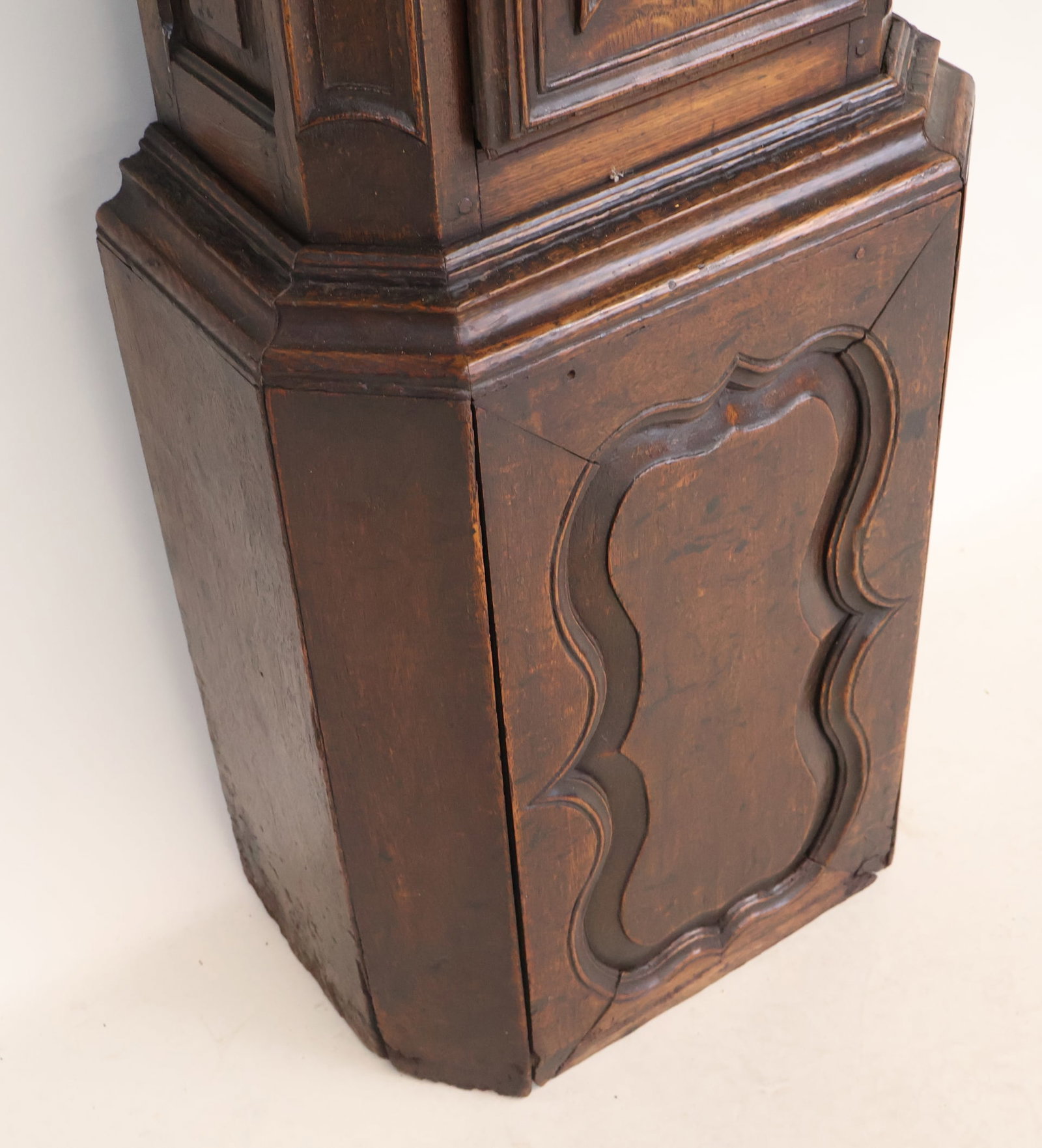 French Provincial Oak Tall Case Clock - 8