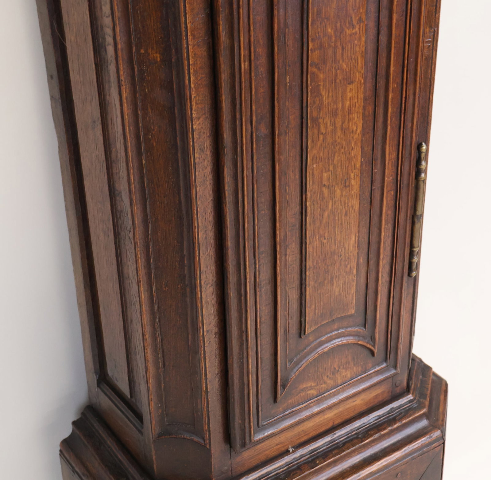 French Provincial Oak Tall Case Clock - 9