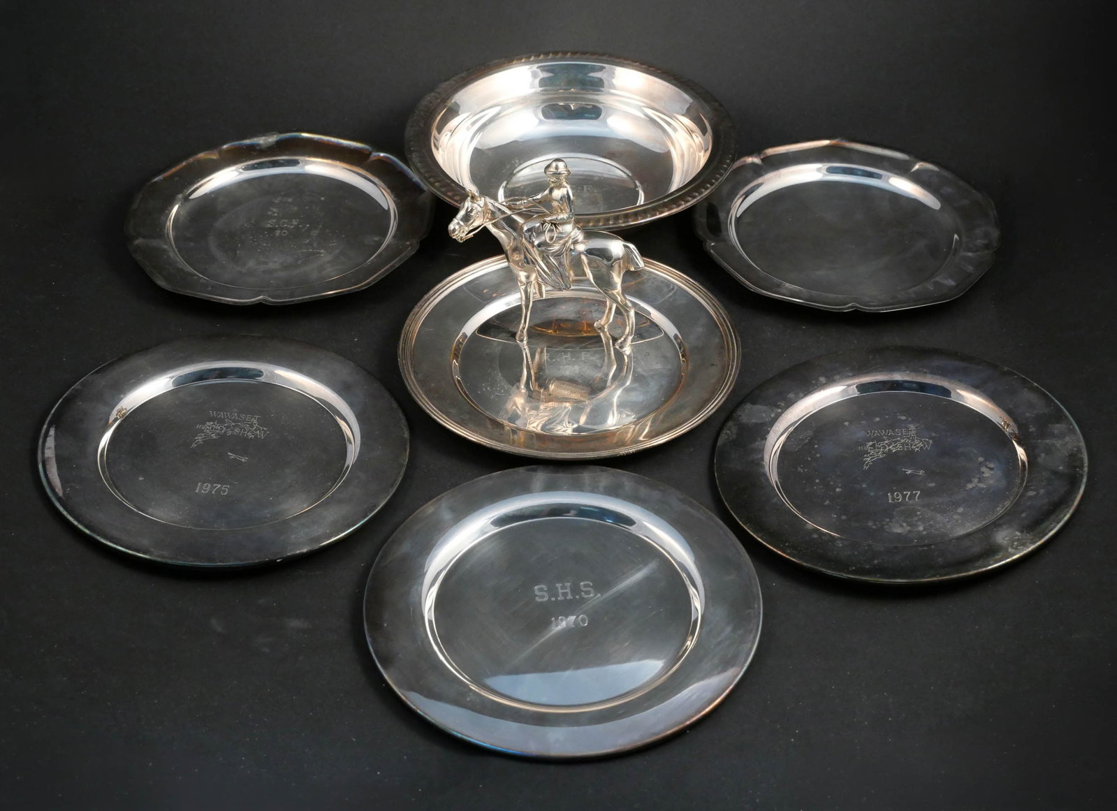 Collection of Vintage Horse Trophies (1 of 15)