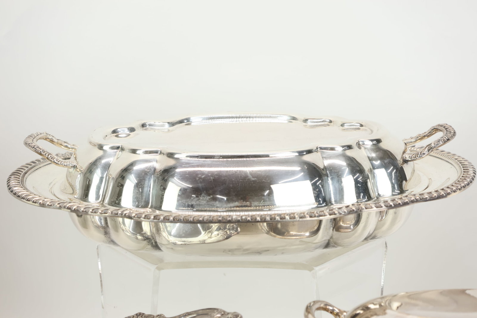 Group of Assorted Silver Plated Serving Articles - 2