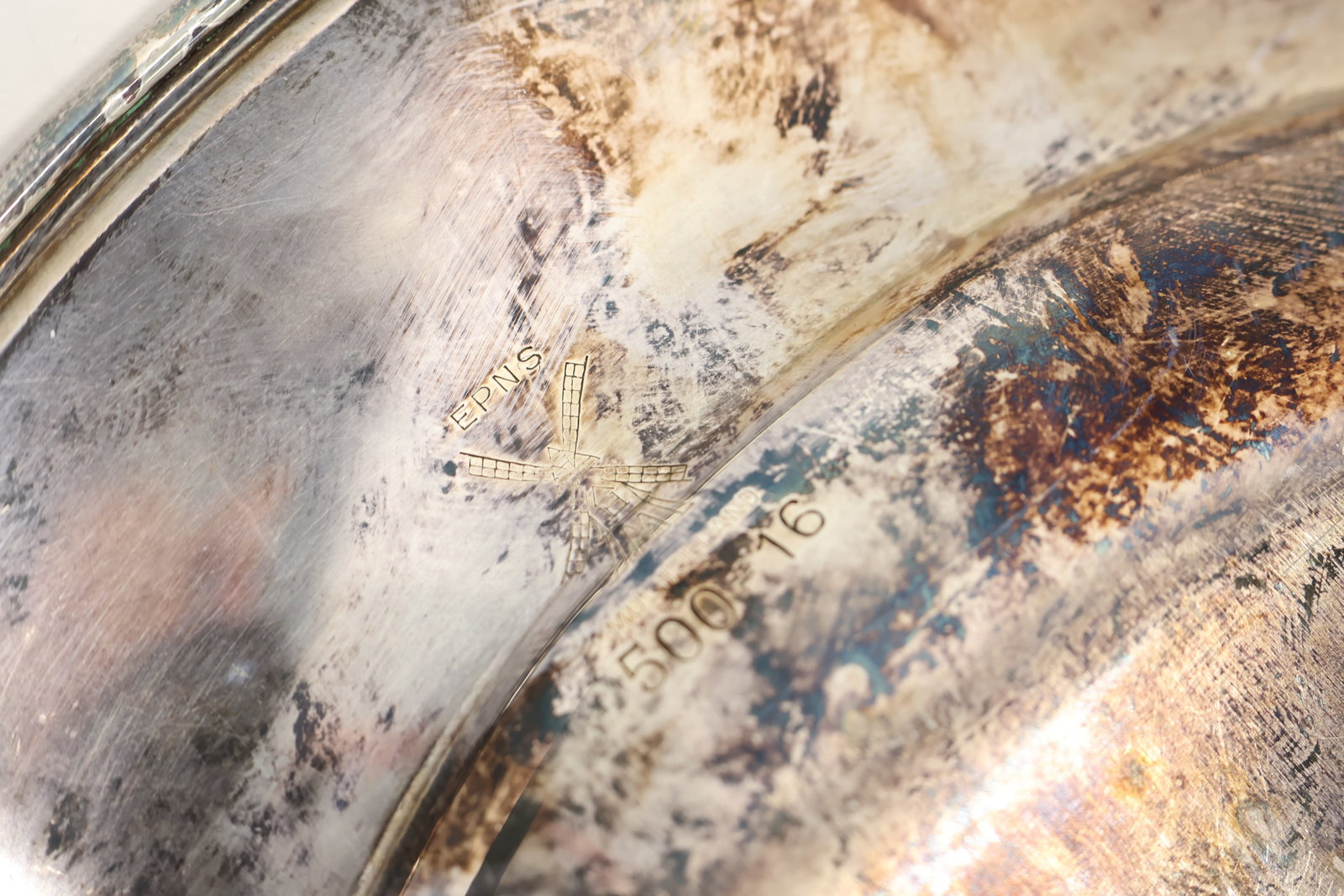 Silver Plated Double Handled Serving Tray - 6