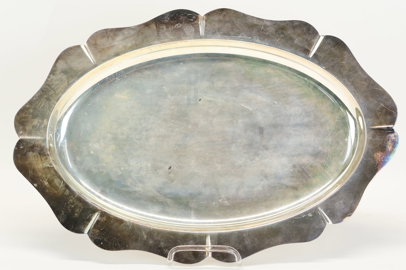 Silver Plated Double Handled Serving Tray - 7