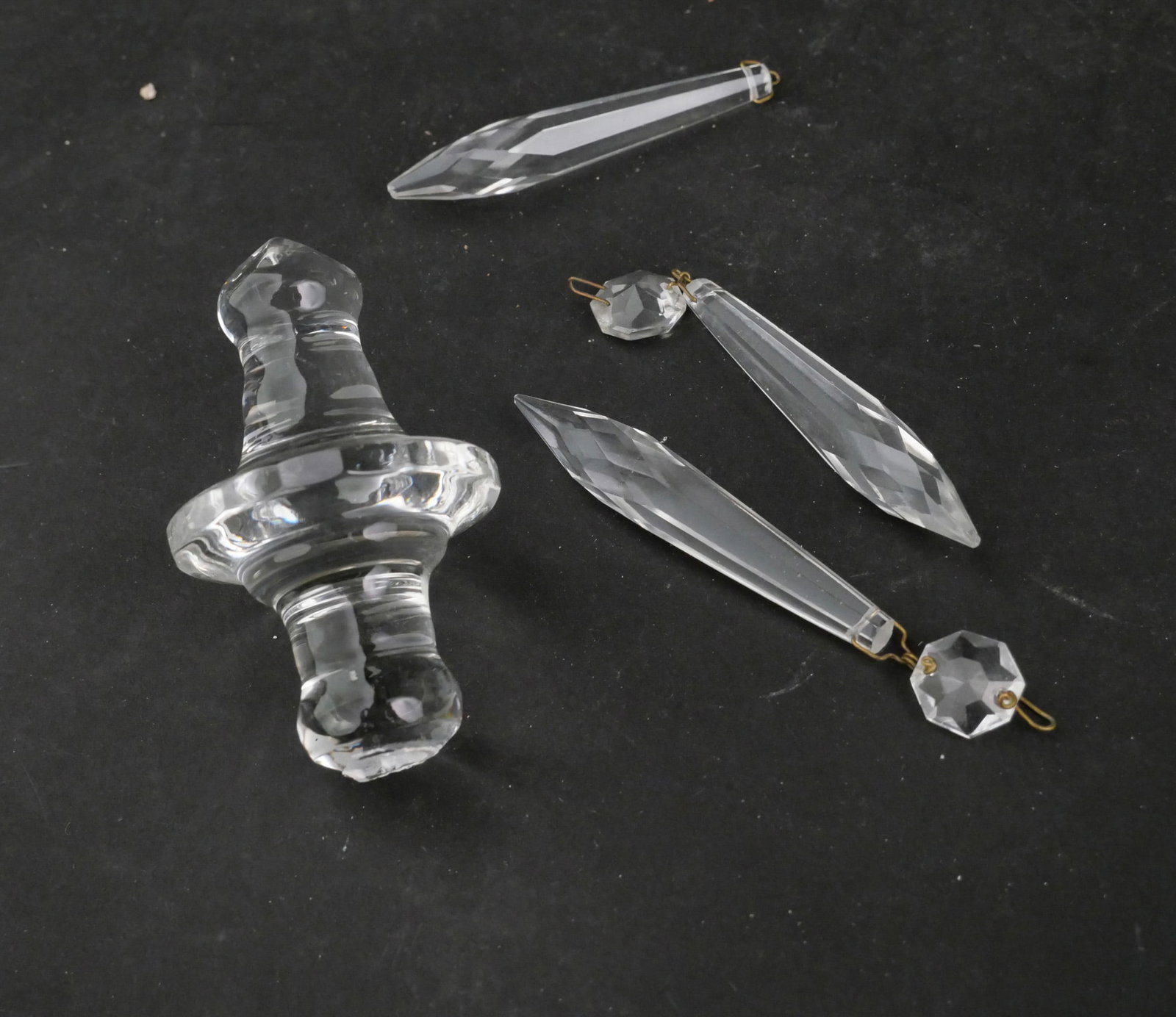 Two Light Crystal Candelabra Light - 10
