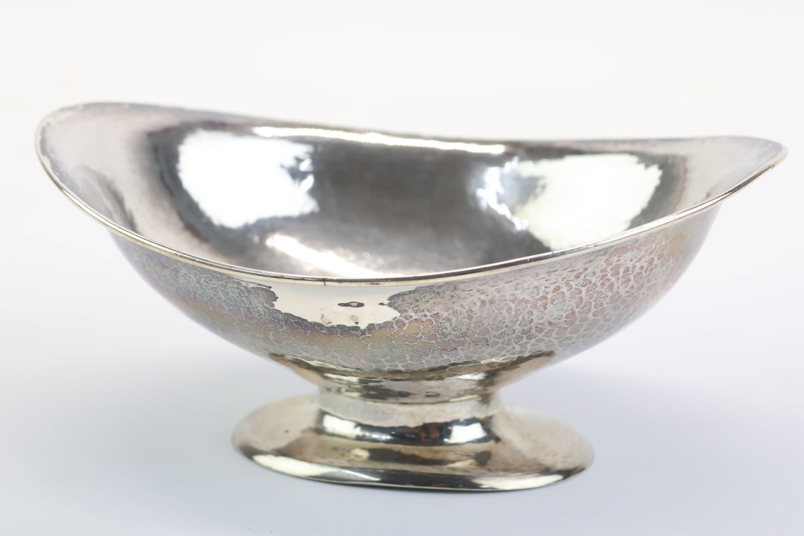 Arts and Crafts Style Hand Hammered Lebolt Sterling Bowl (1 of 6)