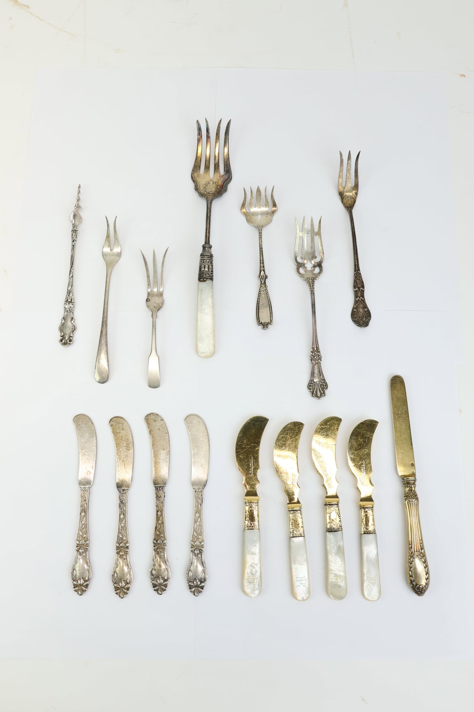 Group of Assorted Sterling Silver Flatware (1 of 10)