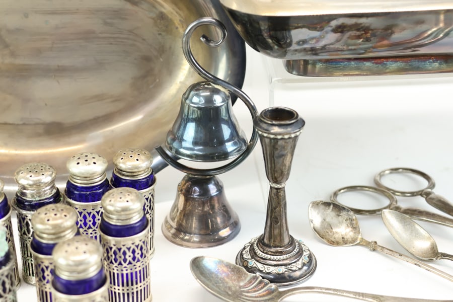Group of Assorted Silver Plated Table Articles - 11
