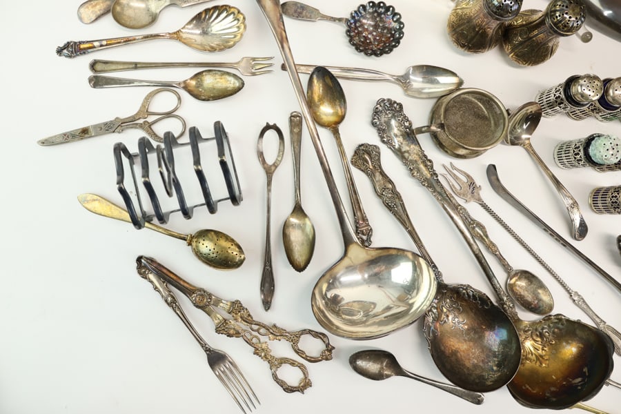 Group of Assorted Silver Plated Table Articles - 13