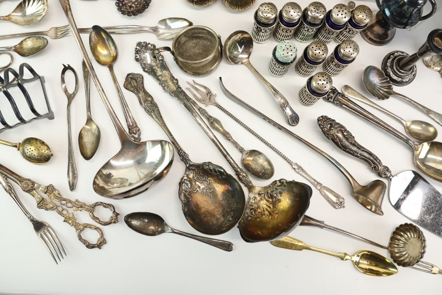 Group of Assorted Silver Plated Table Articles - 14
