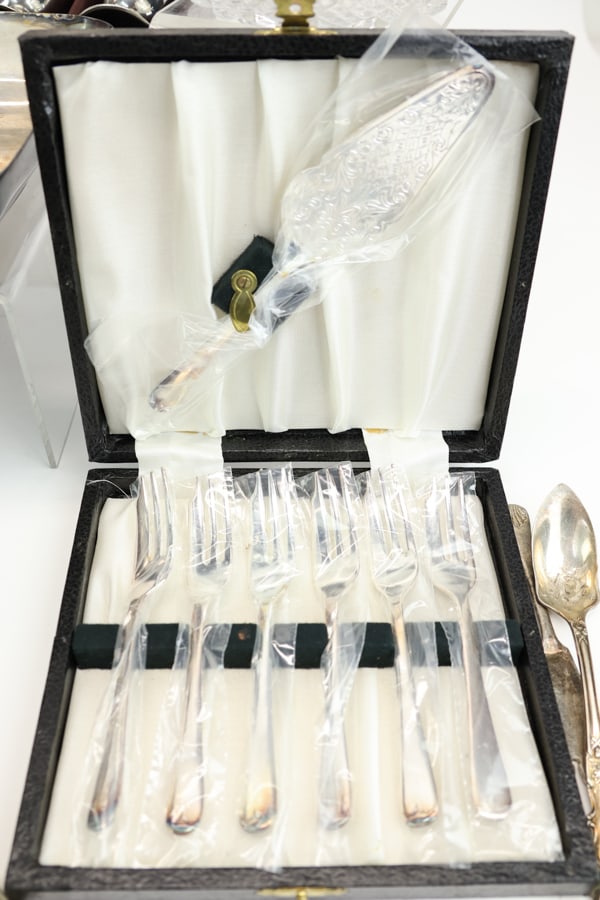 Group of Assorted Silver Plated Table Articles - 17