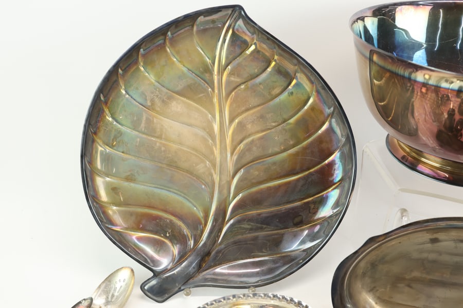 Group of Assorted Silver Plated Table Articles - 2