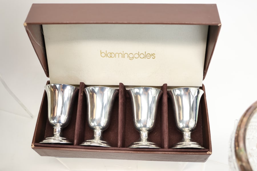 Group of Assorted Silver Plated Table Articles - 4