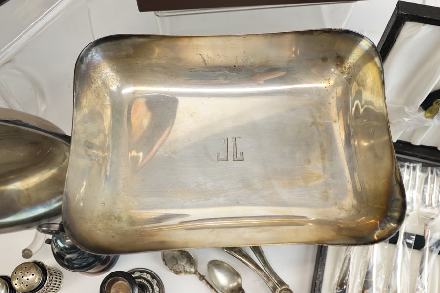 Group of Assorted Silver Plated Table Articles - 5