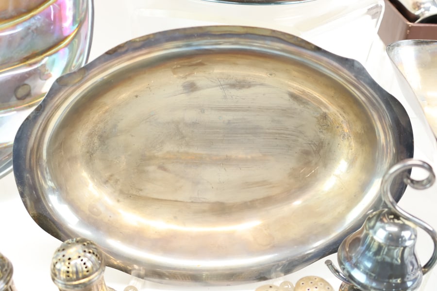 Group of Assorted Silver Plated Table Articles - 6